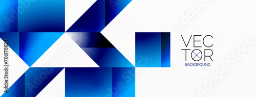 Minimalist elegance - lines, squares, triangles converge on white. Geometry essence showcased in serene harmony. Harmonizing essential shapes on a pristine backdrop