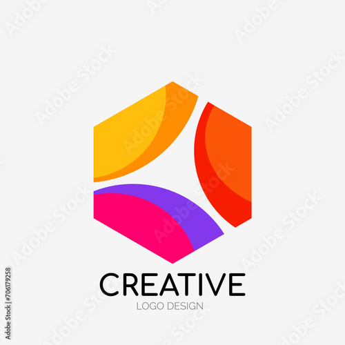 Free Download Modern abstract logo design. Geometric vector art. Clean overlapping lines and abstract shapes. Perfect for modern brand - GFXLoad