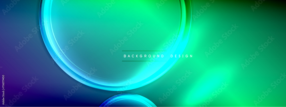 Vector abstract background - liquid transparent bubble shapes on fluid gradient with shadows and light effects Vector abstract background - liquid transparent bubble shapes on fluid gradient with shadows and light effects
