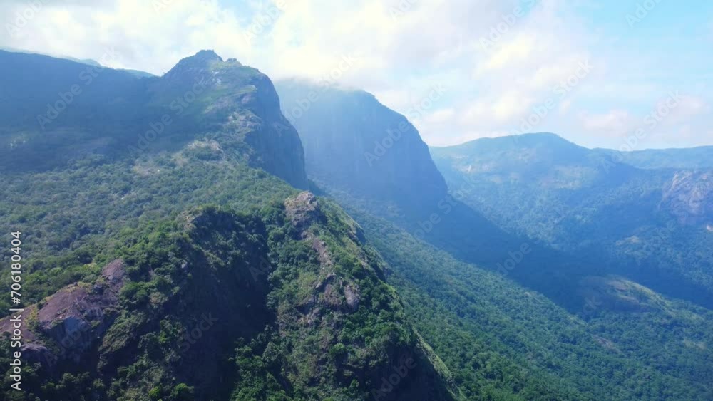 Drone shot of Aliyar Reserve Forest and Anamalai Tiger Reserve, Coimbatore, Tamil Nadu, India Drone shot of Aliyar Reserve Forest and Anamalai Tiger Reserve, Coimbatore, Tamil Nadu, India