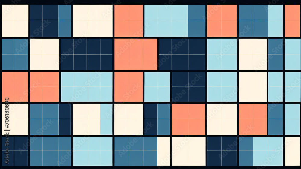 a minimalist square pattern a minimalist square pattern