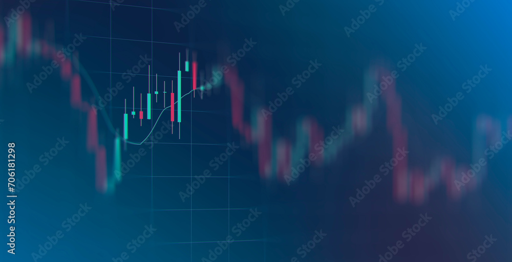 Show graphs, data analysis, economy and trading, stock exchange and currency exchange rates. Forecasting and evaluating business performance