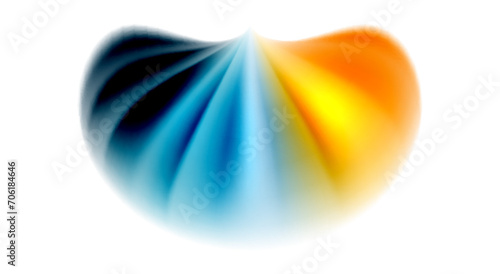 Color mixing liquid rainbow shape background