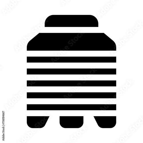 water tank glyph icon