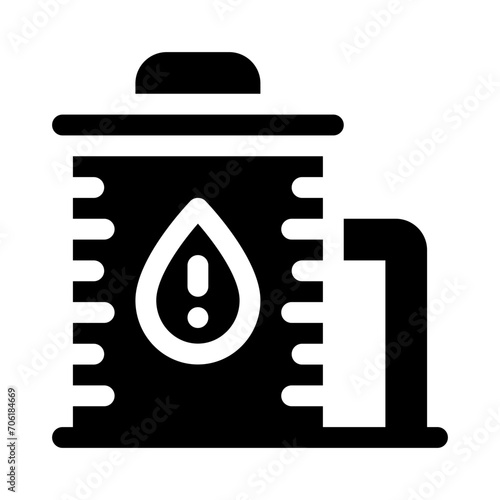 water tank glyph icon