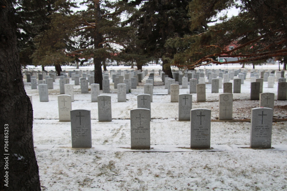 military cemetery, Edmonton Cemetery, Edmonton, Alberta