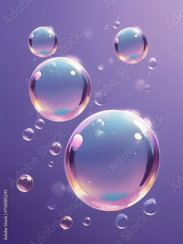 water color bubbles on purple 10