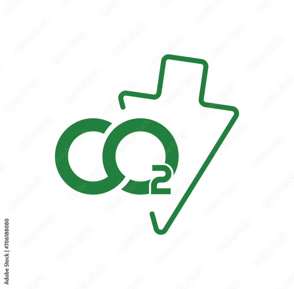 reducing CO2 emissions to stop climate change. green energy background reducing CO2 emissions to stop climate change. green energy background
