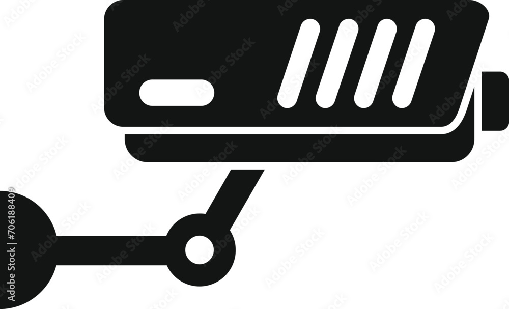 Polling booth camera view icon simple vector. Choice election. Debate talking Polling booth camera view icon simple vector. Choice election. Debate talking