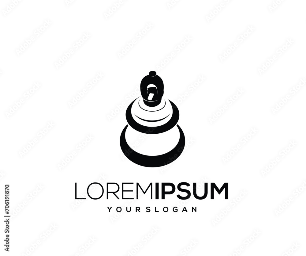 Obraz premium Bell Silhouette Design Logo