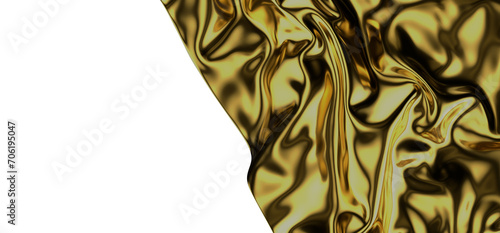 Golden Weave: Abstract 3D G...