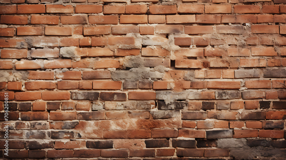 Fototapeta premium Old brick wall texture background