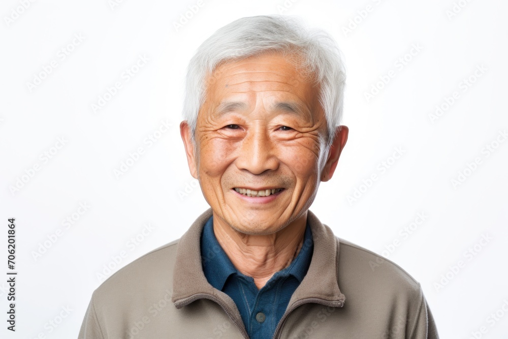 Elderly man smiling happy face portrait Elderly man smiling happy face portrait
