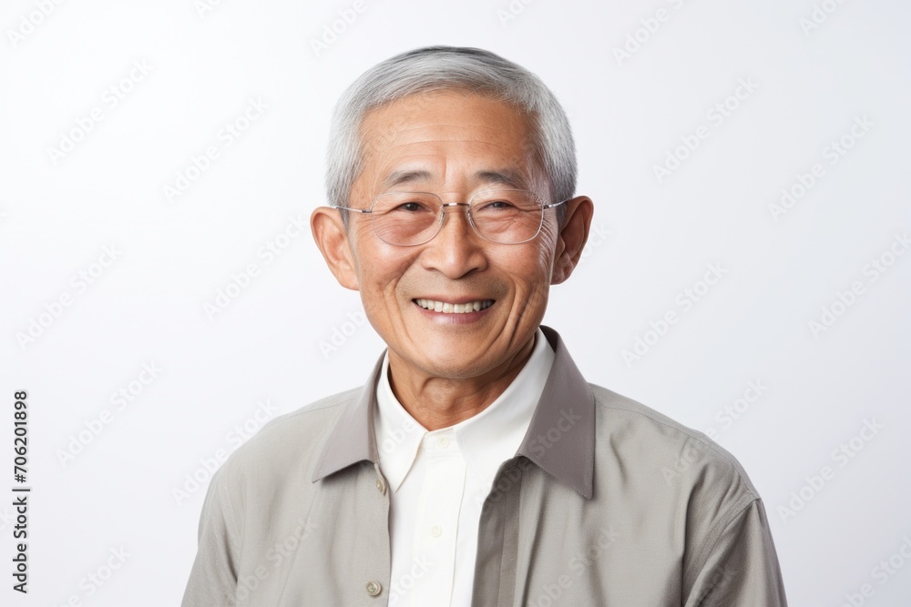 Elderly man smiling happy face portrait Elderly man smiling happy face portrait