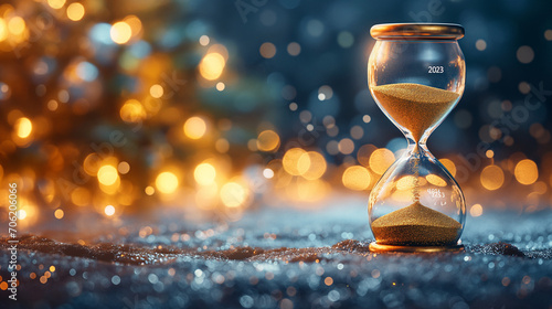 Hourglass , Happy New Year 2024-2025