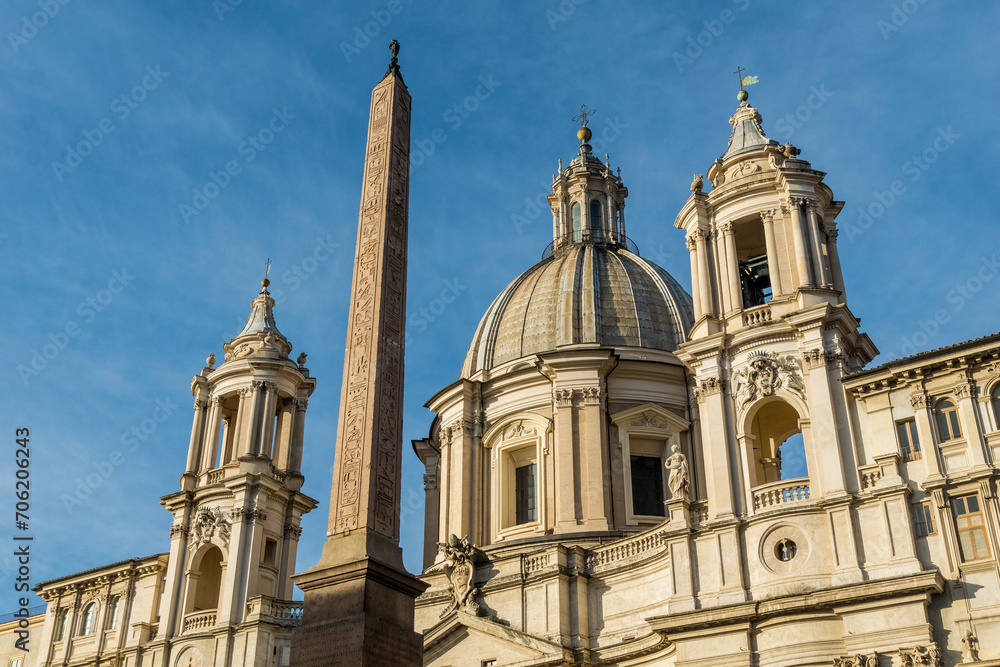 Fototapeta premium Sant'Agnese in Agone church in Rome, Italy