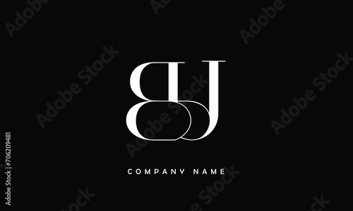 BU, UB, B, U Abstract Letters Logo Monogram