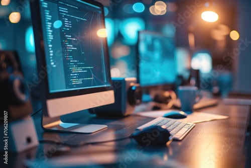 Computer agency background 