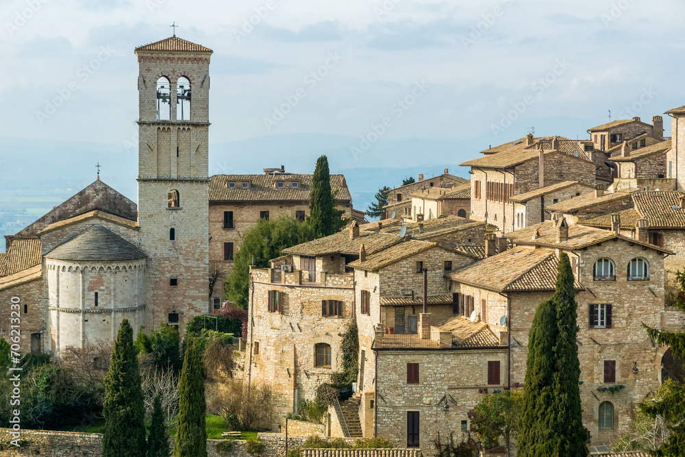 Medieval town of Assisi, Italy