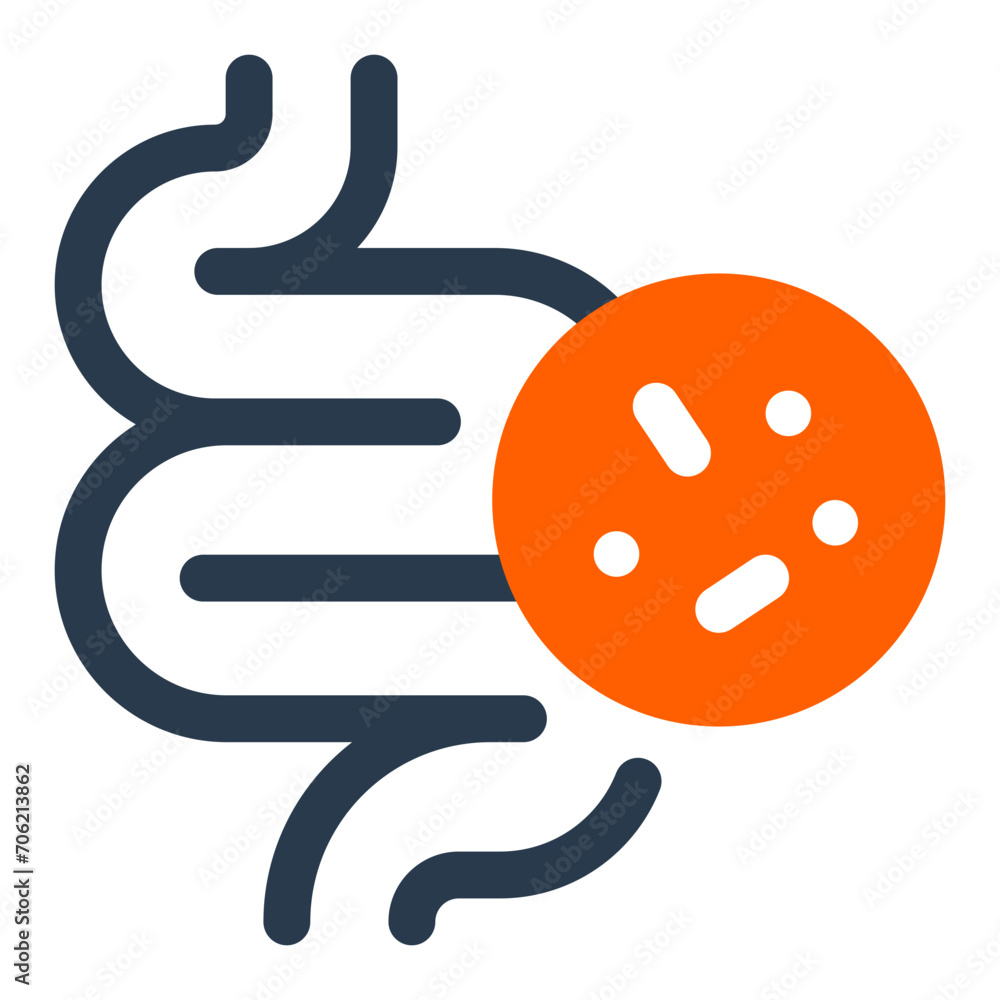 Anatomical Intestines Vector Icon Illustration Anatomical Intestines Vector Icon Illustration