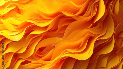  a close up of an orange and yellow background with wavy, wavy, wavy, wavy, and wavy shapes.