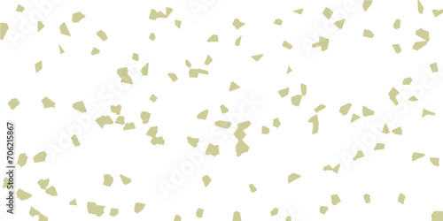 Abstract Festive Light Yellow party pops decoration, grunge, splatter, rectangle & confetti background. Confetti texture for holiday, postcard, poster, website, carnival, birthday, children's parties.