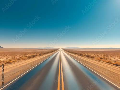 Road and Desert