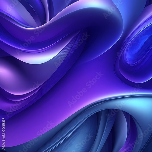 Blue soft folds of silk cloth  Moldova Ai generated 