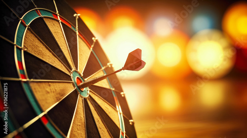 Darts in the Center of a Target photo