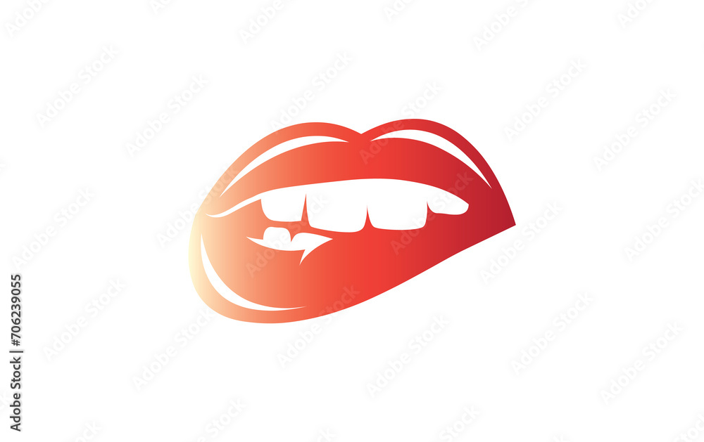 Lips care logo template vector icon design. Lips illustration. Lips care logo template vector icon design. Lips illustration.