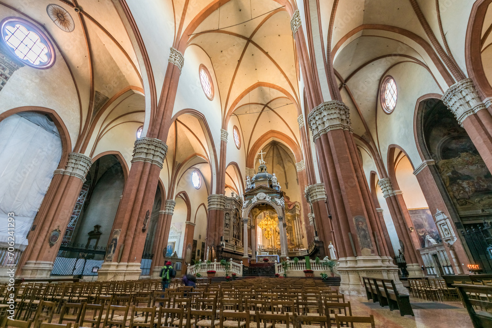 Basilica di San Petronio in Bologna, Italy Basilica di San Petronio in Bologna, Italy
