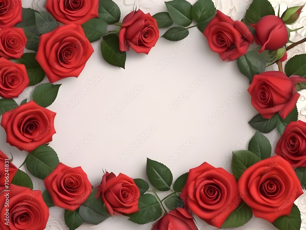 Photo beautiful red roses ornaments background with blank space. Photo beautiful red roses ornaments background with blank space.