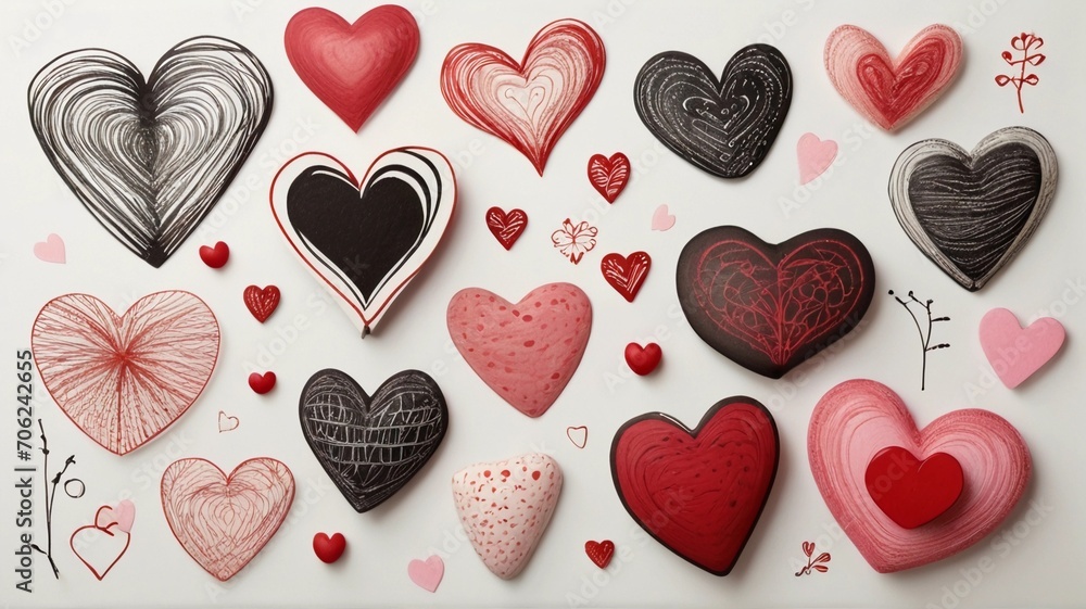 hearts for Valentine's Day hearts for Valentine's Day