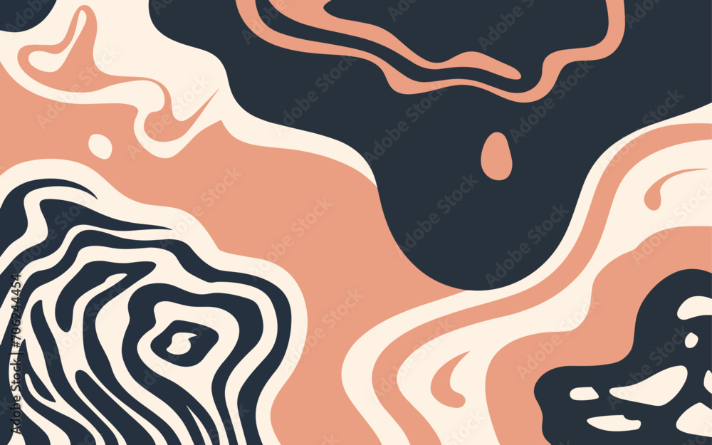 Obraz premium Abstract background poster. Good for fashion fabrics, postcards, email header, wallpaper, banner, events, covers, advertising, and more. Valentine's day, women's day, mother's day background.