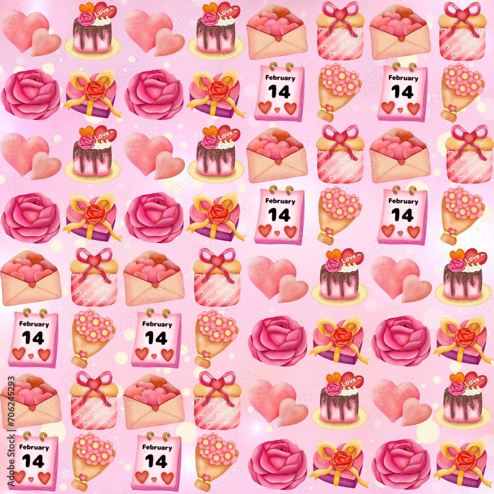 Valentine background,pink background, pattern background Valentine background,pink background, pattern background