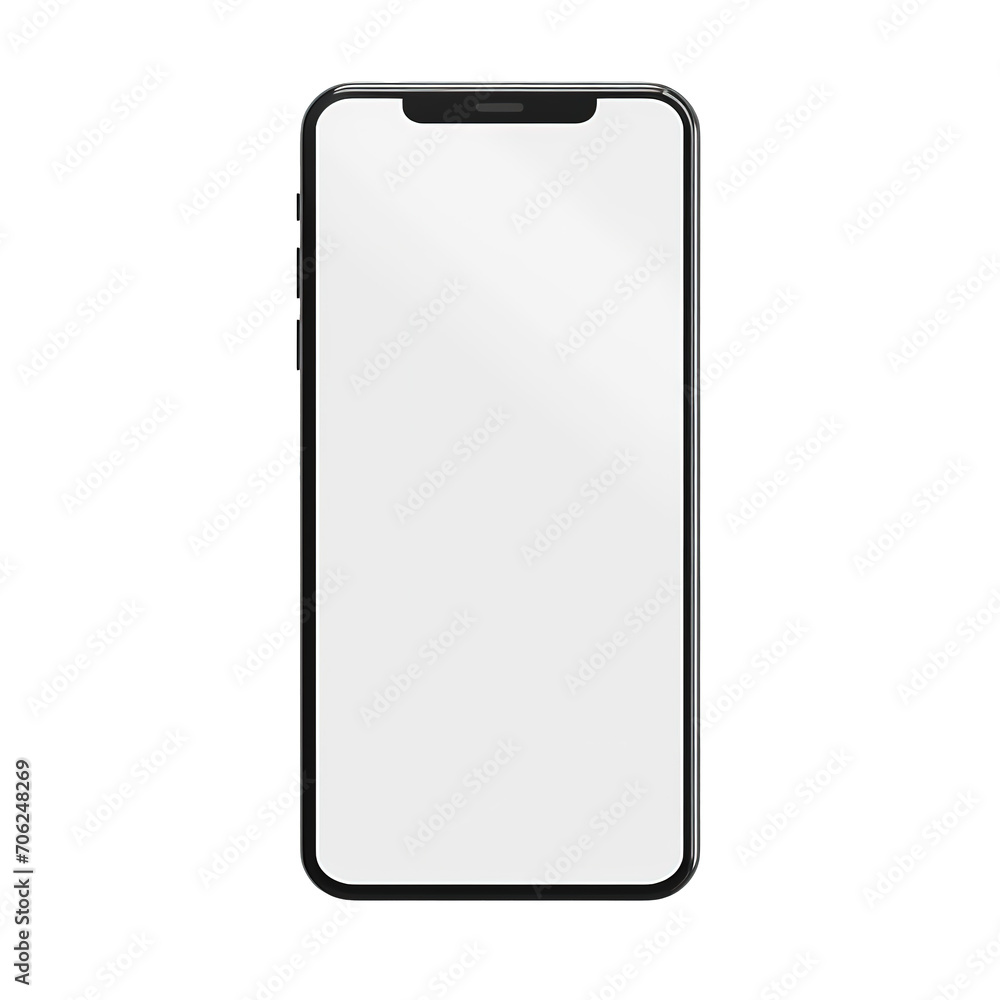 Sleek and modern smartphone mockup Sleek and modern smartphone mockup