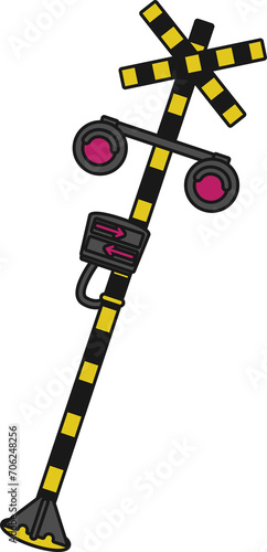 踏切（Railroad crossing）(PNG)