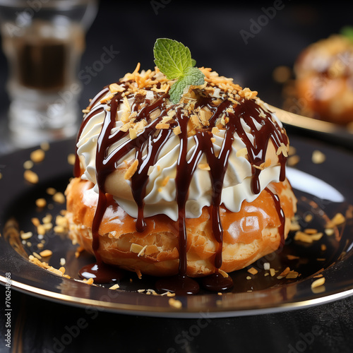 Choux pastries Generative AI