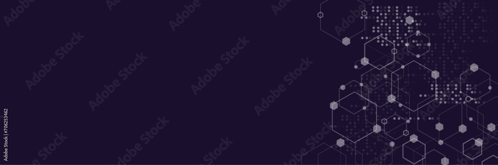 Vectors Digital technology and science background. Technology background with geometric hexagon concept. Vectors Digital technology and science background. Technology background with geometric hexagon concept.