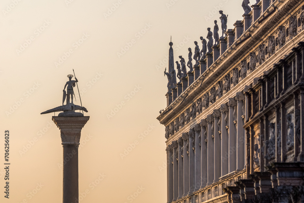 Colonna di San Todaro in Venice, Italy