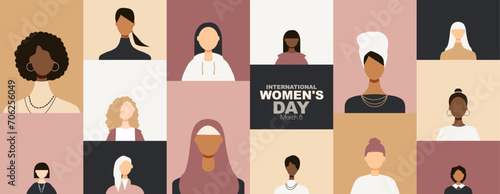 International Women's Day banner.