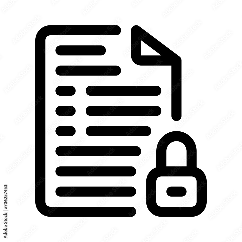 encrypted file line icon encrypted file line icon