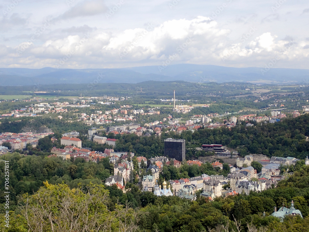 Townscape  in Czech Karlovy Vary