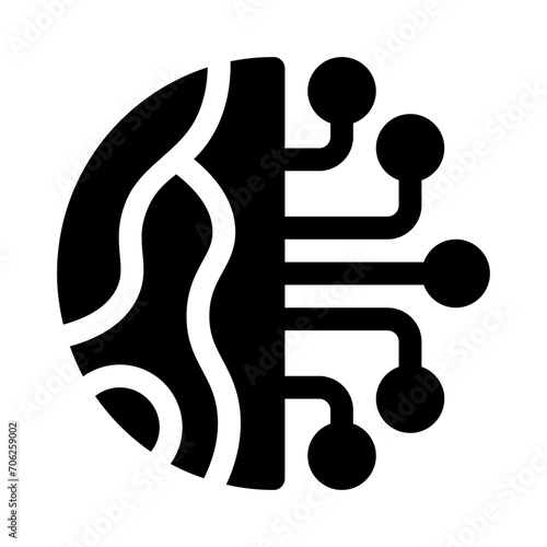 digitalization glyph icon