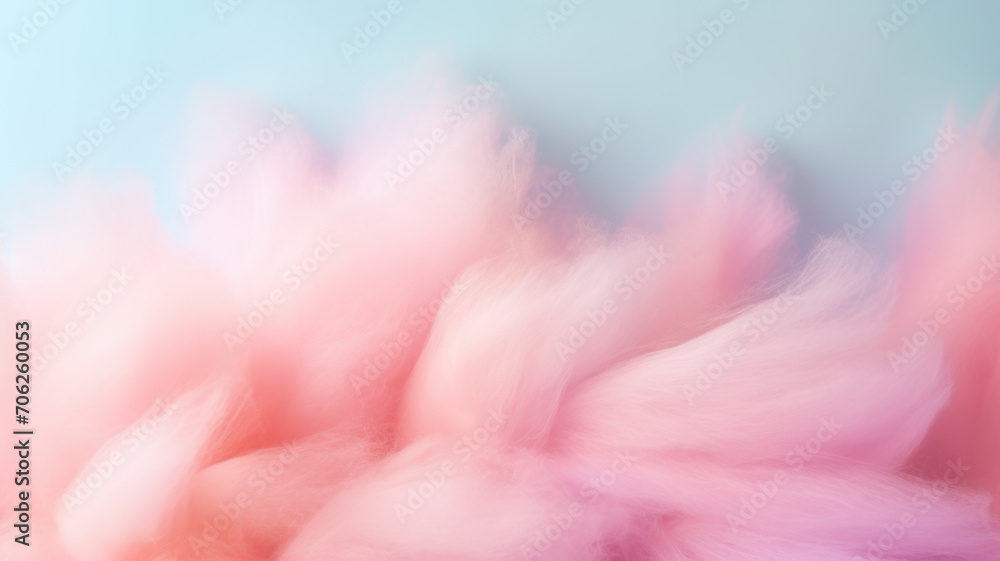 colorful cotton candy in soft color for background
