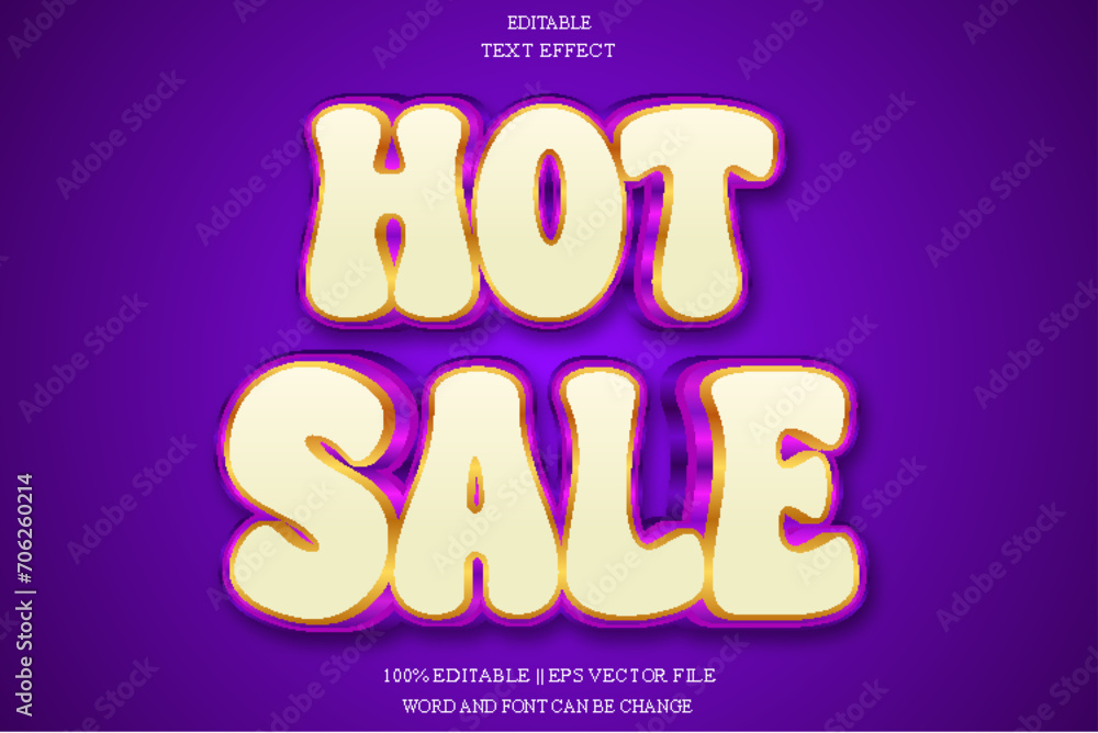 Hot sale Editable Text Effect Emboss Gradient Style