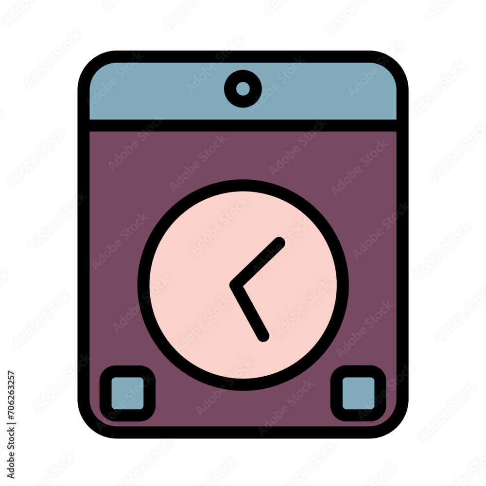 Cleaning Machine Laundry Filled Outline Icon Cleaning Machine Laundry Filled Outline Icon