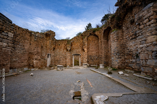 The Varius Bath in Ephesus Ancient City.