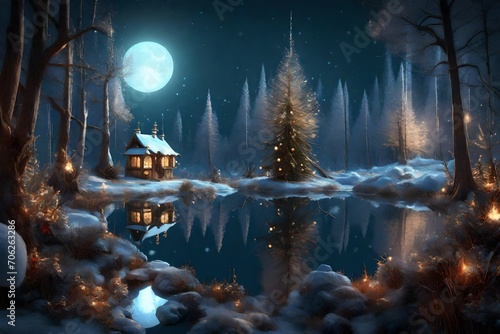 Christmas fairy tale forest  © Muhammad
