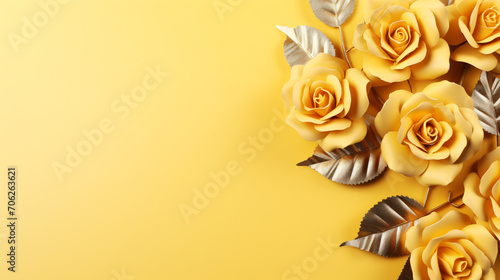 Metal roses